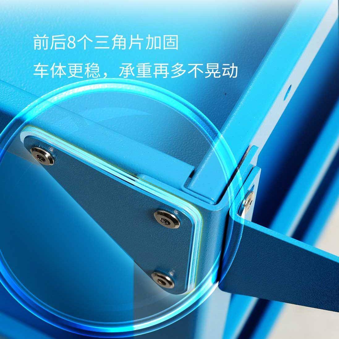 多功能型加厚工具具车双961层物料车房间移动钳重工车库钢制工手