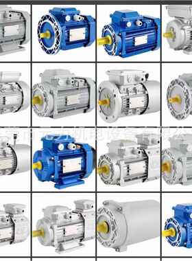 瑞踊铝壳蜗轮减速电机NEOM63-60-0.37KW可选配ABB铝合金电机马达