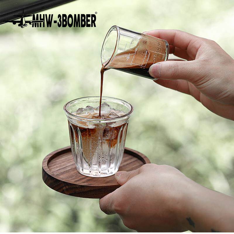 MHW-3BOMBER轰炸机咖啡杯澳白透明冷冻玻璃杯冰博克杯dirty咖啡杯