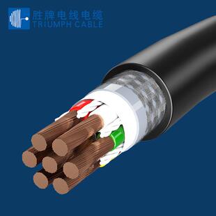 裸铜特软PVC棉线填充导线 6芯1护套线高速运动弯折拖链线 UL20234