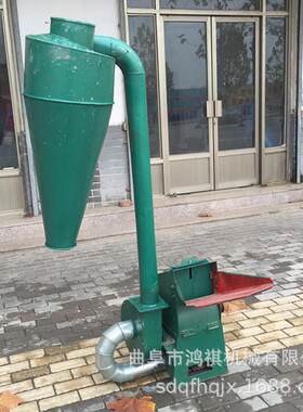 兴业县玉米杆黄储粉碎机锤片式秸秆粉碎机牛羊草料锤片粉碎机图片