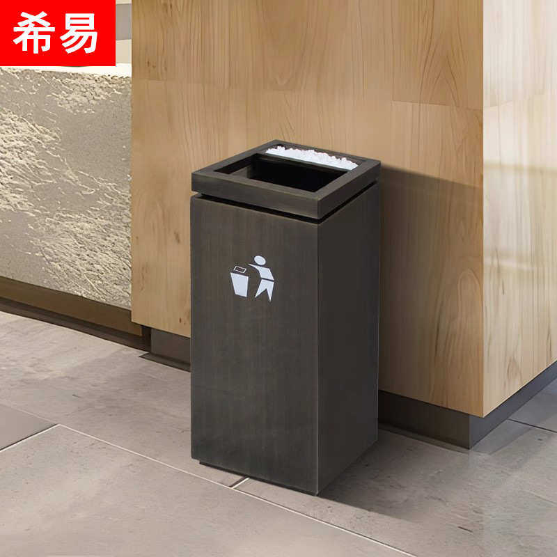 垃圾桶商用酒店大堂立式烟灰桶商用电梯口走廊过道烟灰缸垃圾桶筒