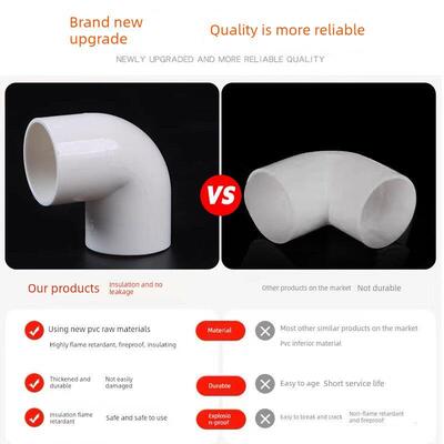 Pvc90度弯头钢丝管四点弯头16 20 25 32 40塑料弯头接头电工配件