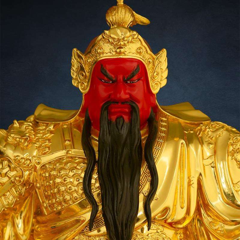 关公神像供奉像武财神关公摆件办公室周仓关平关帝圣君关羽雕像