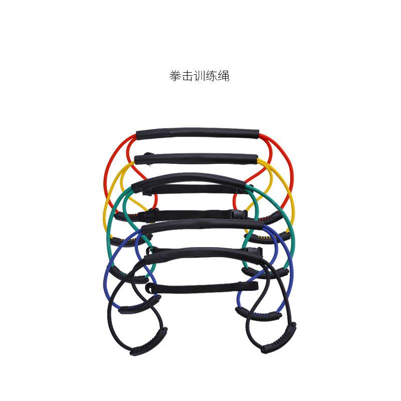 新款直销拳击速度散打泰拳空击弹力带阻力绳训练出拳踢拳器材搏击