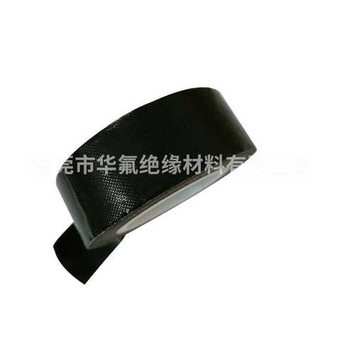 铁氟龙华氟电工工业PTFE黑色防静电纯铁氟龙热封胶带烫机高温纸