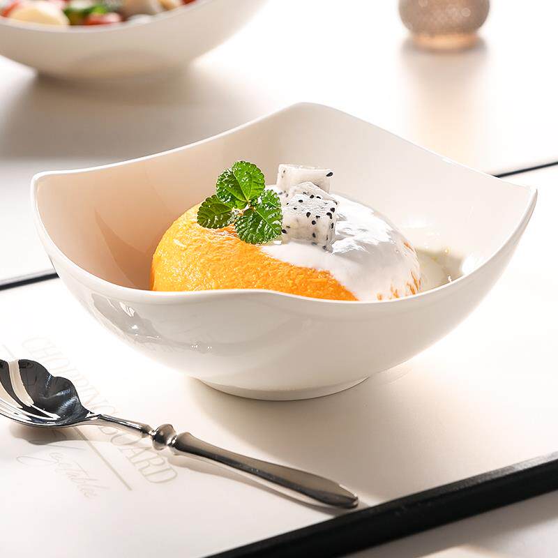 骨方形小碗汤菜深碗家用水果碗酸菜鱼大盆碗2025新款高级感6寸碗