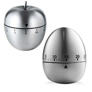 Creative Stainless Steel Kitchen Mechanical Timer Reminder