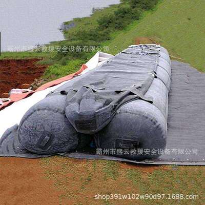 抗洪充水式橡胶挡水子堤城市内涝防汛拦水墙大容量PVC软体注水坝