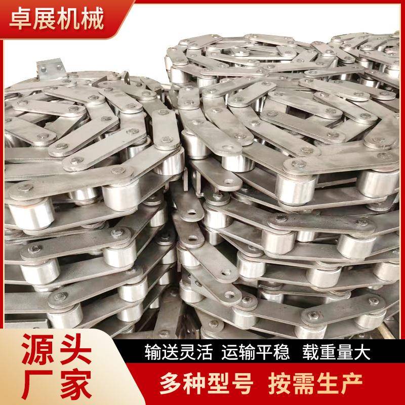 厂家04不锈钢链条工业传送链条非标转弯工业链条双节距滚子链条