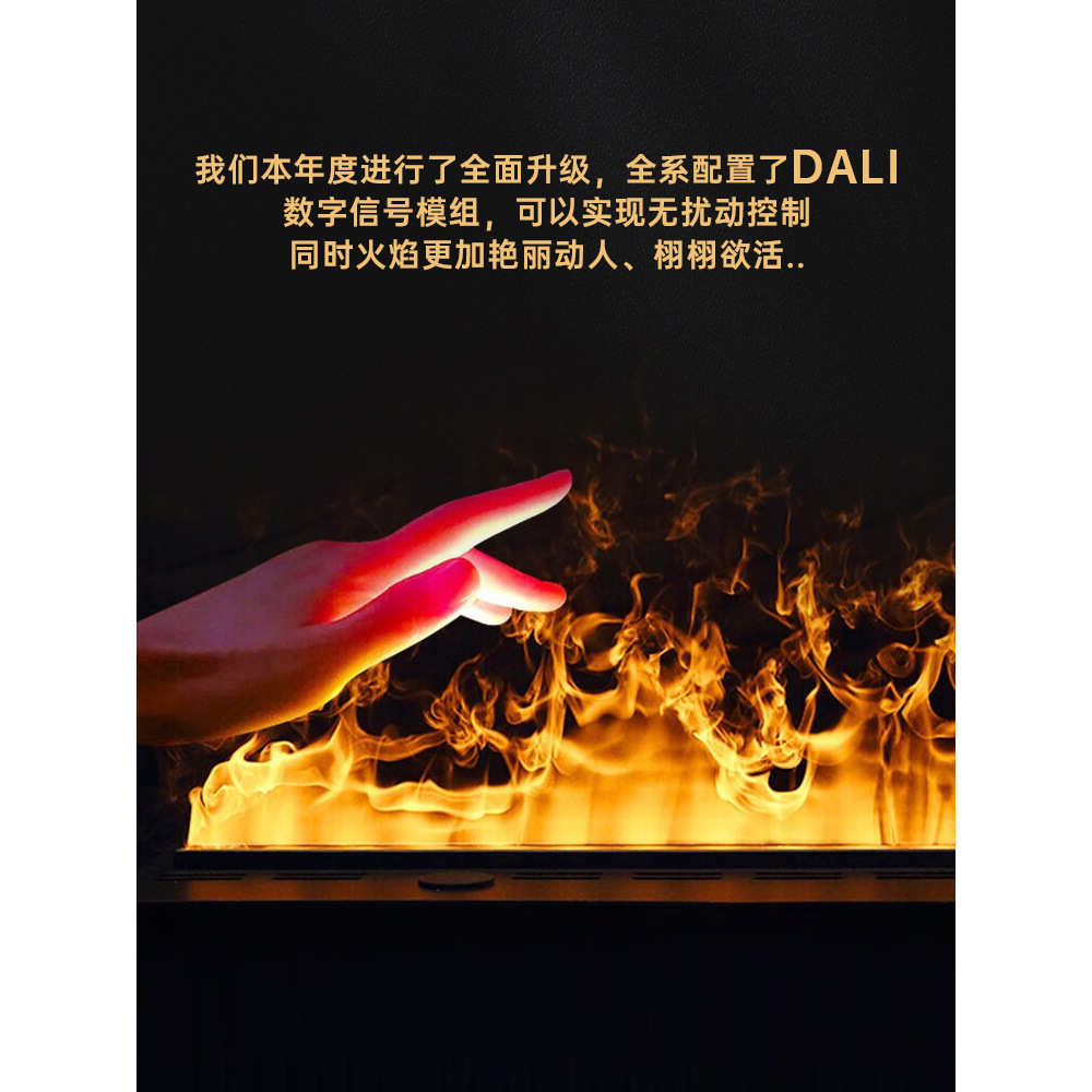 仿真火焰3d雾化壁炉嵌入式家用网红极简别墅电视装饰柜加湿器壁炉