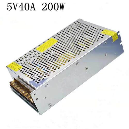外贸专用5V40显示屏LED电源5V200W灯带灯条模组开关电源