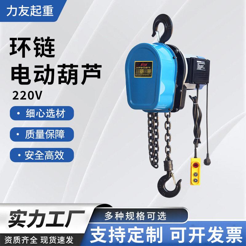 环链电动葫芦1吨2吨3吨5吨220v手拉吊葫芦倒链小吊提升机起重机
