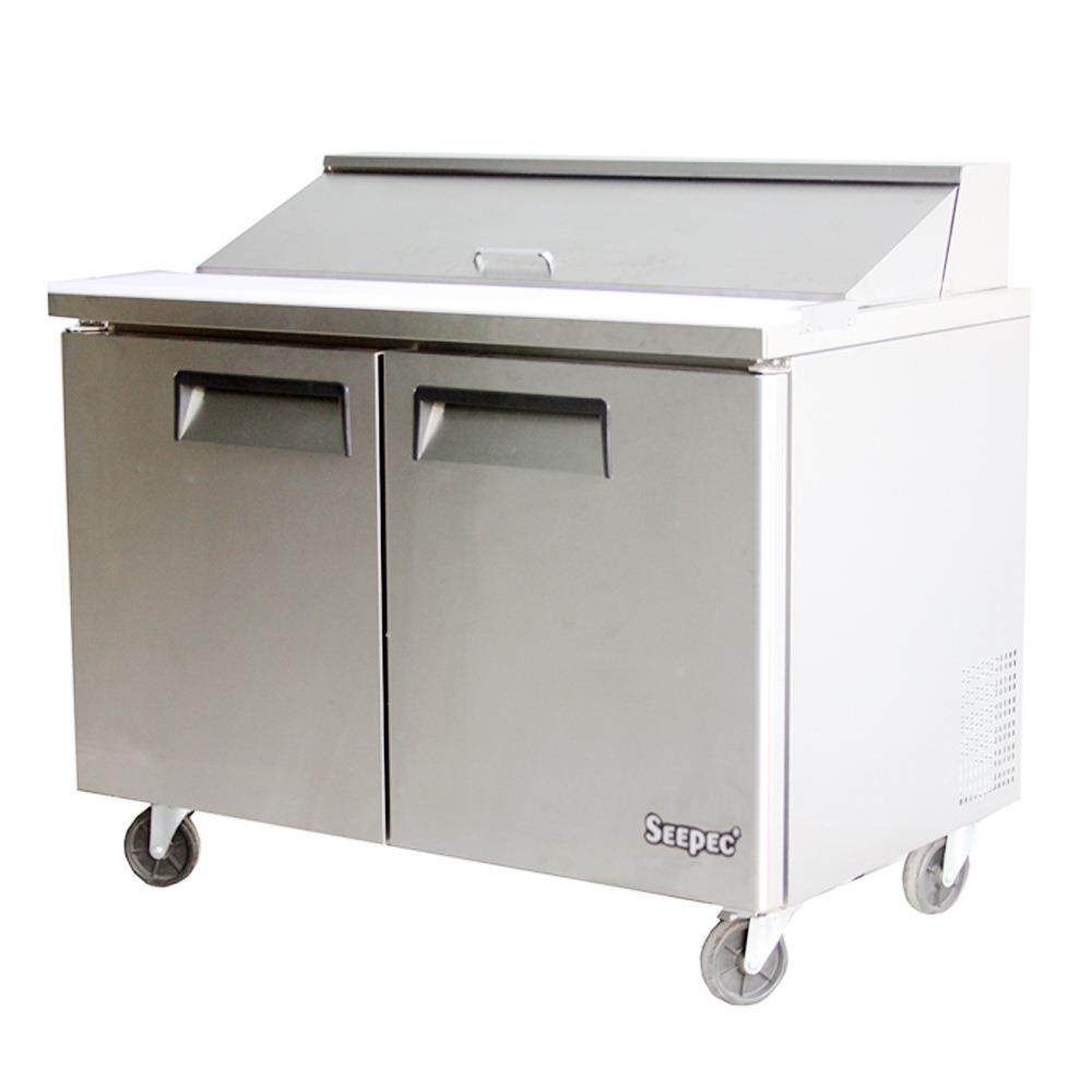 沙拉台比萨柜 披萨柜冷藏工作台 全国联保商用冷藏展示柜