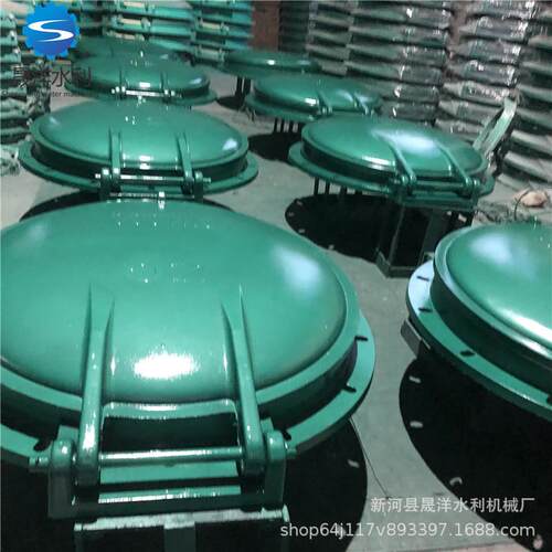 新河水利供应DN100-DN1500复合材料拍门玻璃钢拍门