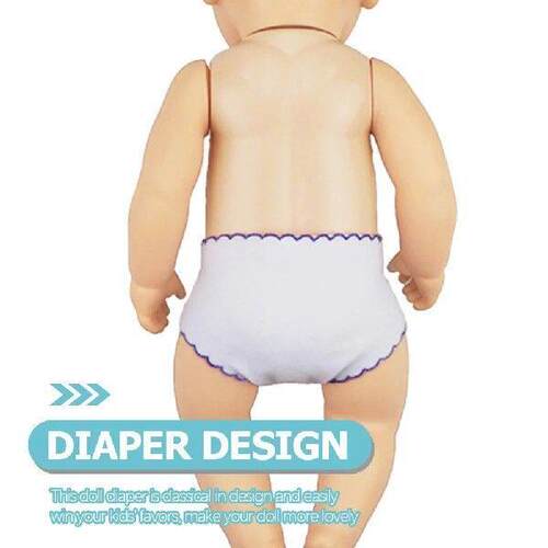 4 Pcs Reborn Baby Mini Cloth Diapers Girls Toys Underpants