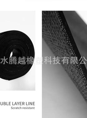 垫夹布加垫8mm铺地撕裂橡胶橡胶耐车厢5mm铺板防水黑色帆布绝缘地