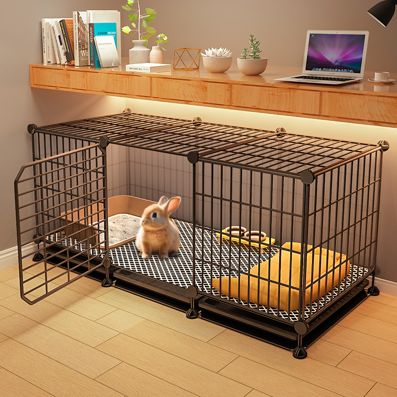兔笼子家用大号室内养兔专用荷兰猪豚鼠笼自动清粪宠物兔窝兔子笼
