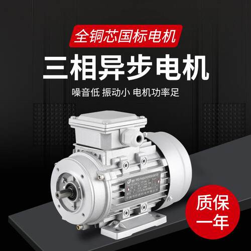 YS/YE263M4-4立式0.37KW铝壳11轴三相220V配WP减速机电机调速马达