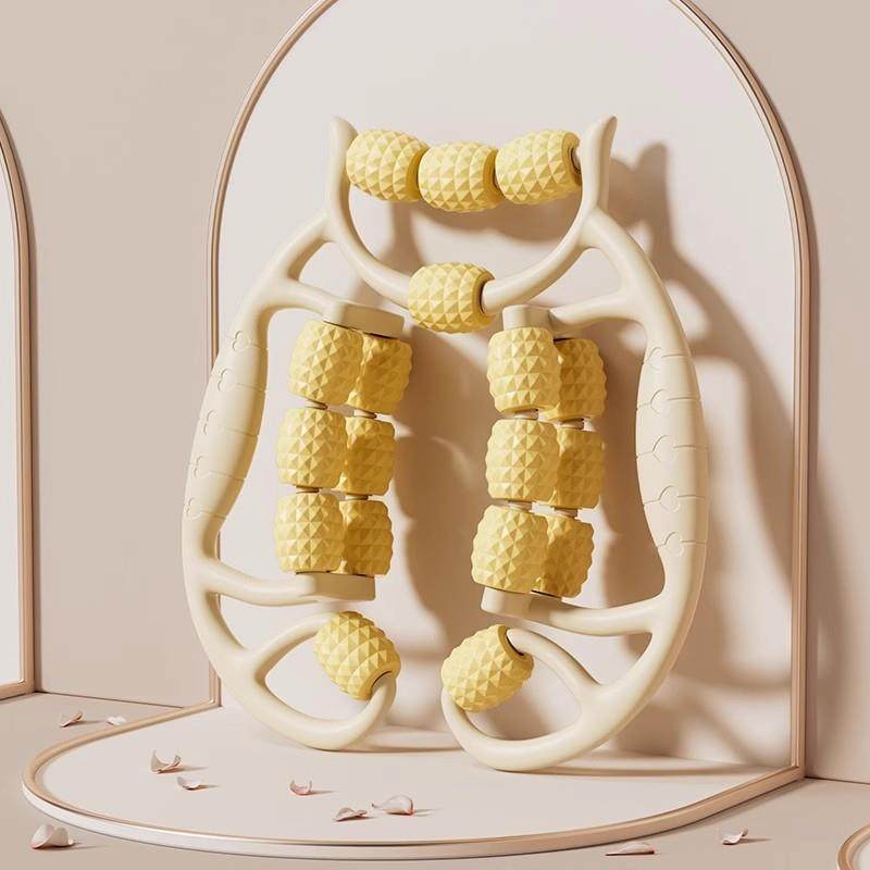 高档部按摩器环形夹腿滚轮大腿腿腿瘦肌肉放松瘦腿神小器多功能泡