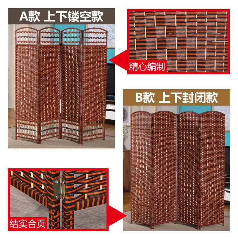 简易办公屏风断墙客厅折叠房移动出租布隔帘推拉伸缩玄PGW关屏风