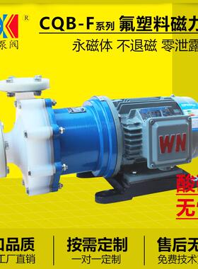 CQB50-32-125F氟塑料泵硝酸磁力泵化工卸料泵厂家耐腐蚀