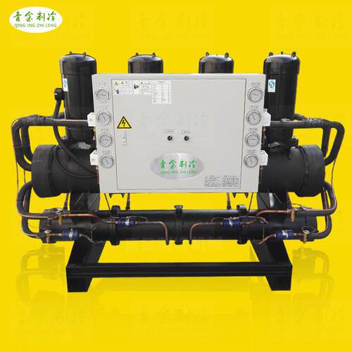 注塑厂冷却水池制冷冰水设备水冷开放式冷水机20HP30HP40HP