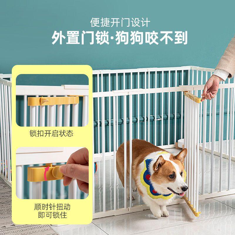 狗笼子宠物围栏中小型犬家用狗狗栅栏室内隔离门栏铁笼子一件直销
