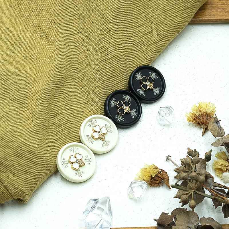 厂直树脂金属纽扣现货金属销BHU拼树扣脂子圆家形大衣针织衫扣