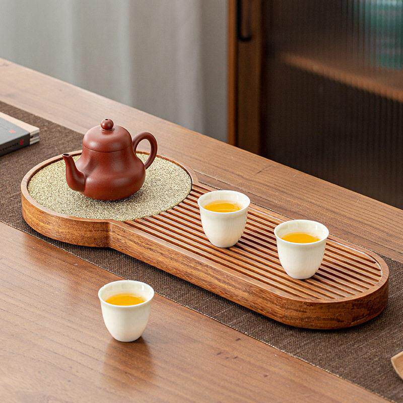 茶具茶盘干泡竹制席面茶台托盘重竹家用功夫中式禅意茶托茶具配件