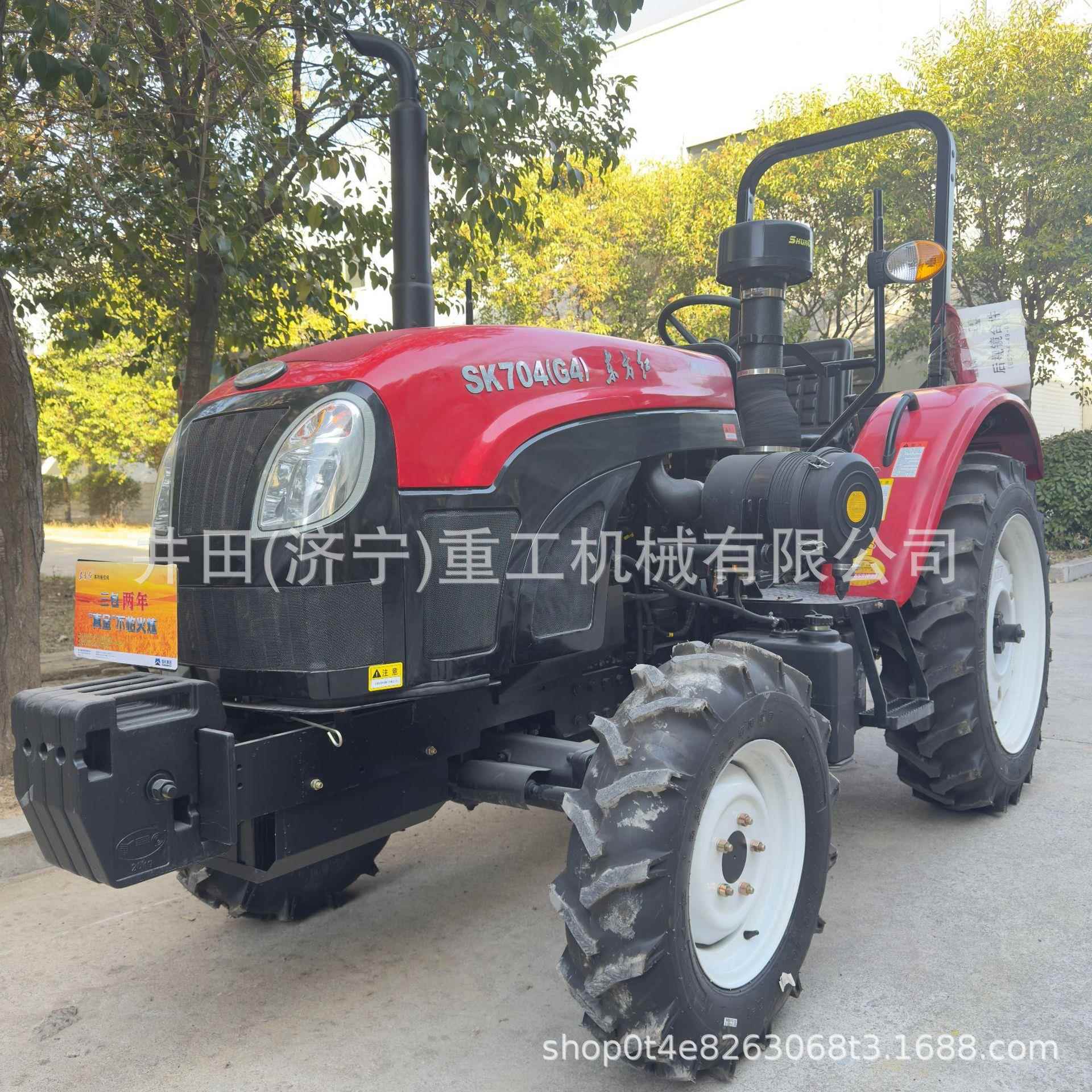 拖拉机农用四驱耕田地机大棚王多功能水旱大马力四轮YTO拖拉机