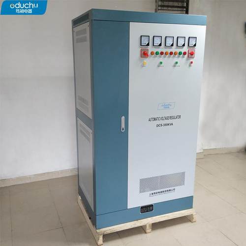 全自动补偿式三相稳压器SBW-300KVA电机机械设备380V低电压稳压器