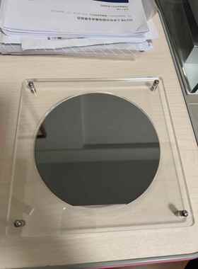 wafer硅片晶圆展示架晶片芯片唱片CD光碟摆台压克力透明底座展台