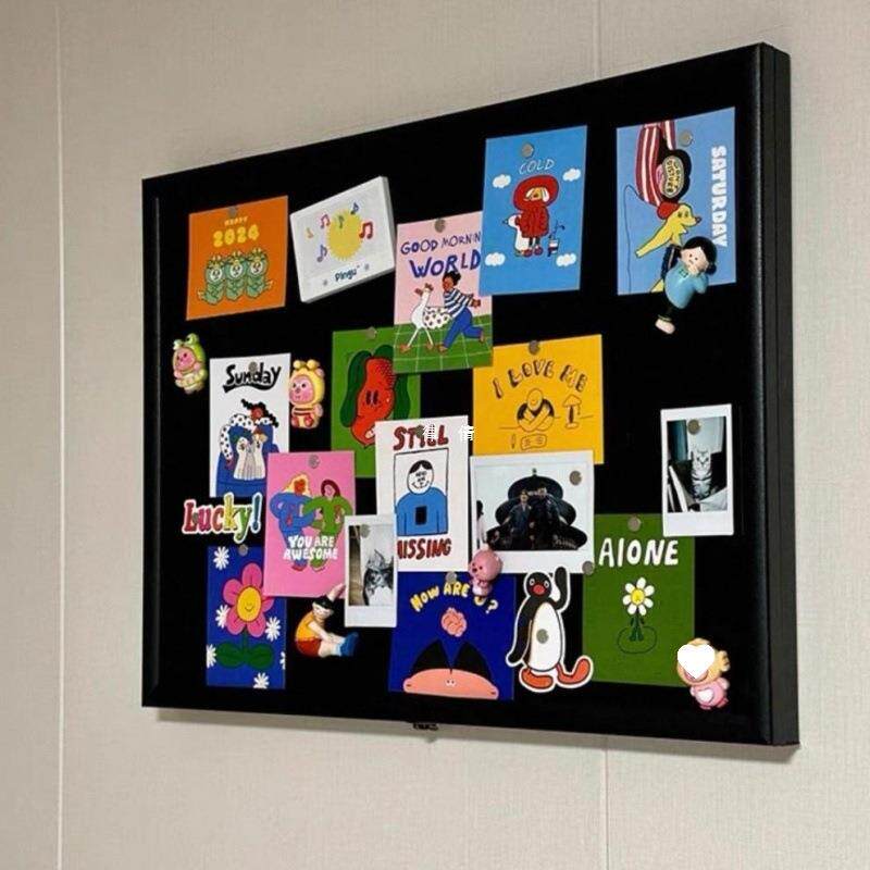 免丑磁遮吸装新饰画电表箱板贴冰箱配10089328电箱黑板款展示打孔