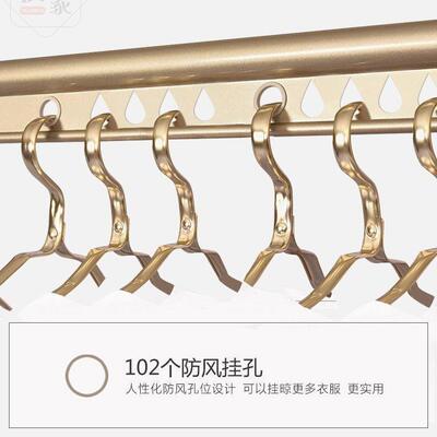 凉衣架家用阳台手摇升降配件晾衣架双晾衣杆室内自动折叠晒被手动