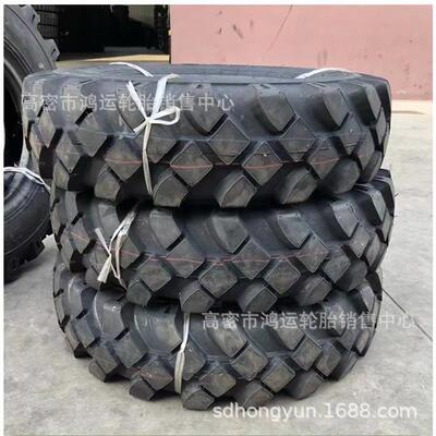 9.75-18 载重工程铲车装载机挖沟机轮胎 9.75-18 越野人字花纹