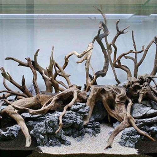2PCS Wood Fish Tank Driftwood Natural ree Trunk Driftwood Aq