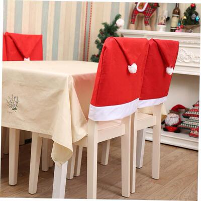 4Pcs Christmas Chair Cover Christmas Decorations For Home