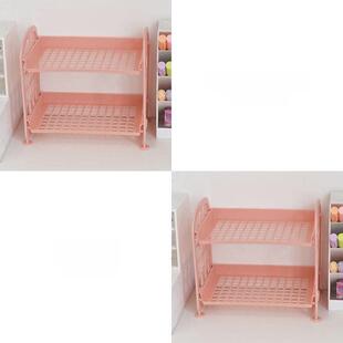 shelf storage storage.makeup Multilaye rack organizer Double