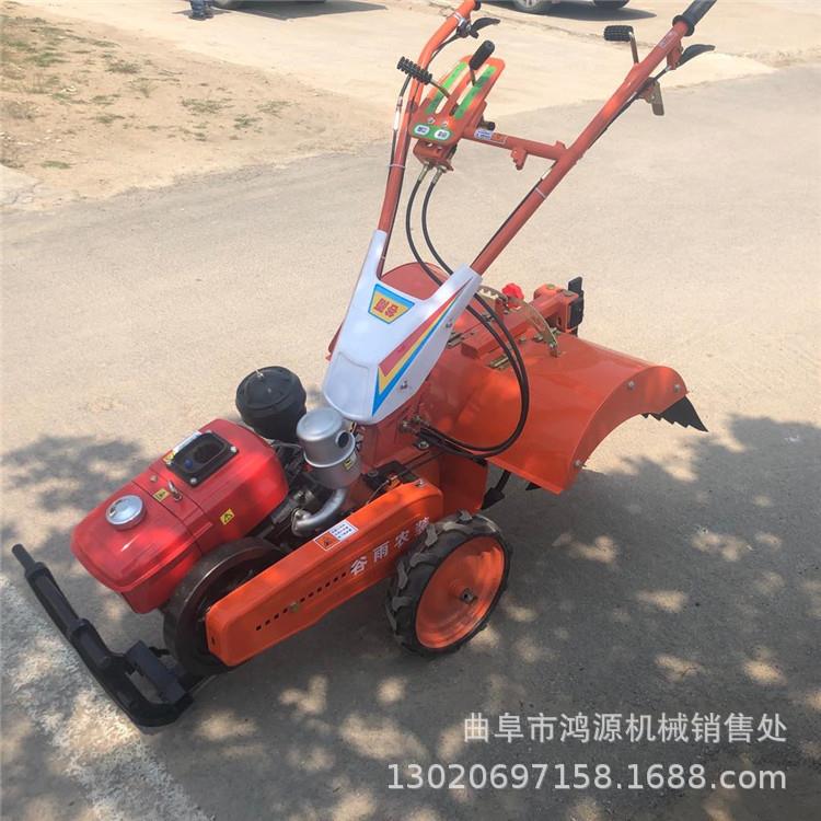 汽油柴油果园大棚耕地机小型汽油旋耕机四驱微耕机图片