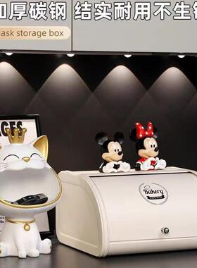 玄关EVK纳盒创意户摆件钥匙箱杂物入收纳抽屉网收红高级感防尘储