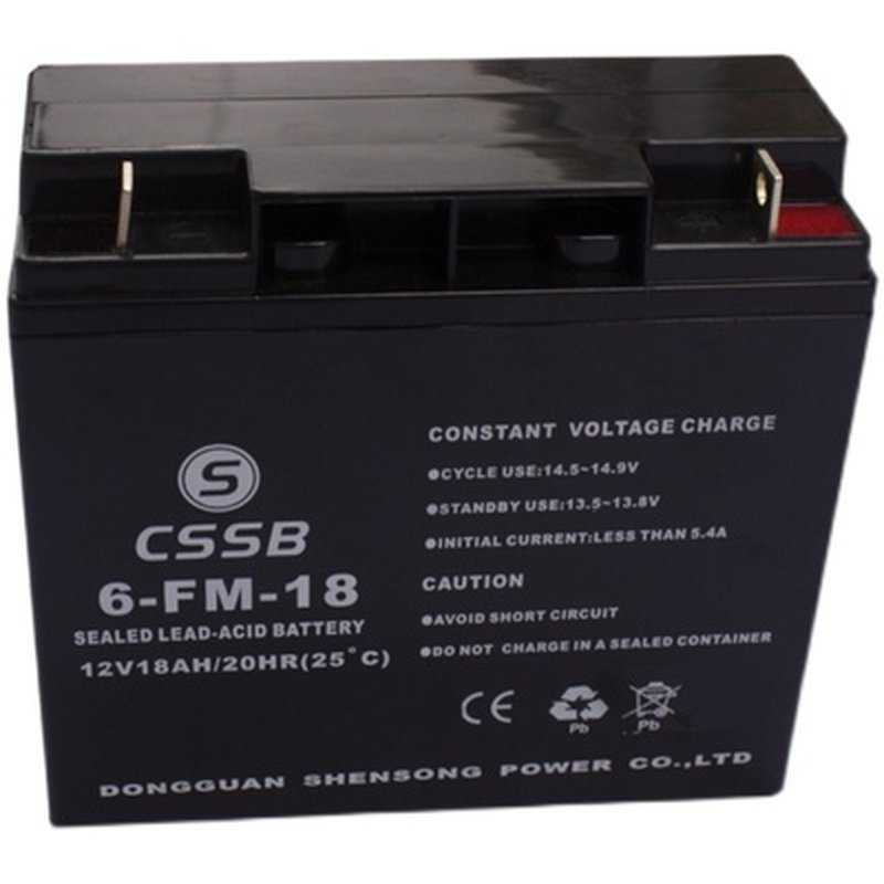 沈松蓄电池12V18AH消防电梯机房6-FM-18直流屏UPSEPS电源储备