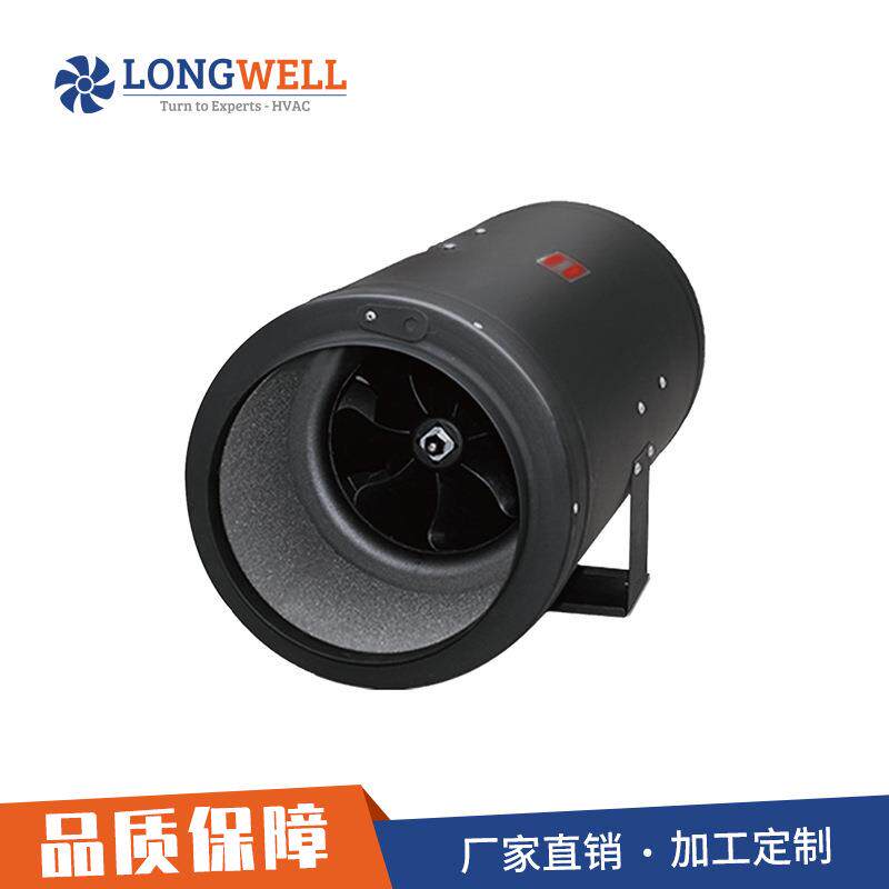 朗伟强大风力超静音管道风机工业抽风排风扇12寸变频商用换气扇