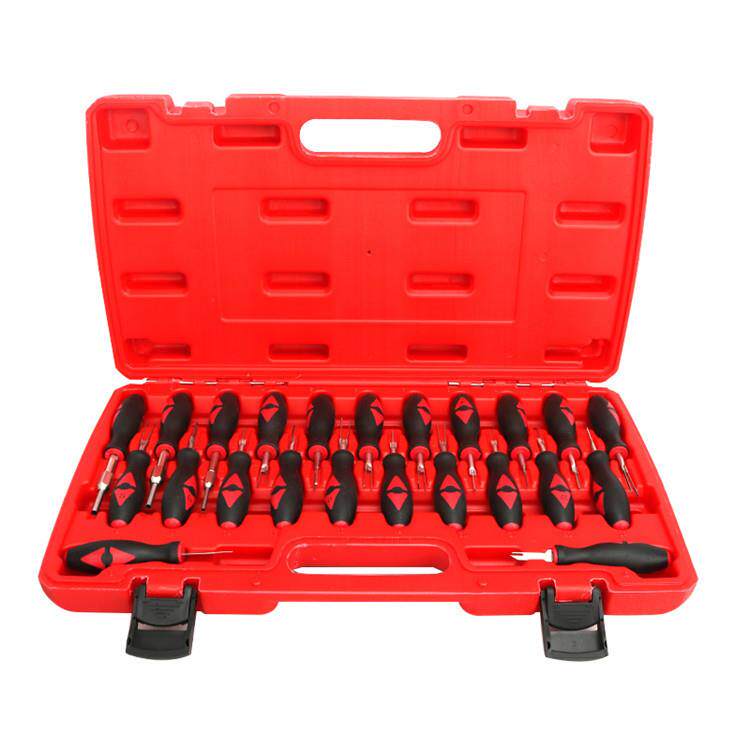 23件端子拆卸器线路拆装工具汽车线束插头解锁工具退针器工具
