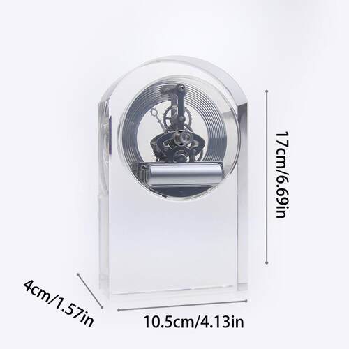 新款直销欧式轻奢水晶座钟客厅卧室摆件个性创意机械钟工艺品摆件