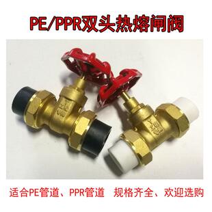 PPR双活接闸阀 PE活接阀门止水阀自来水开 关 铜停止阀水管配件