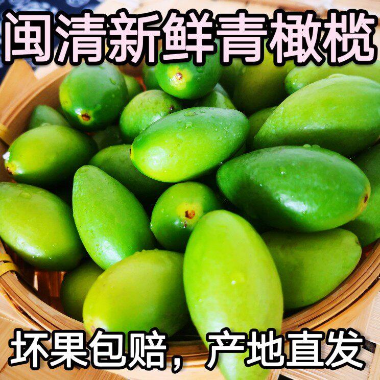 新鲜闽清青橄榄福州闽侯生吃橄榄回甘煲炖汤青果福建水果现摘现发