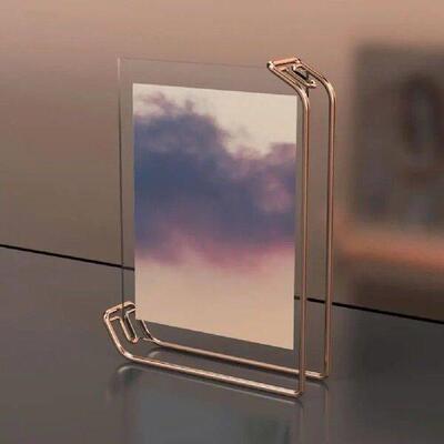 Metal Photo Frame Horizontal Vertical Universal Picture