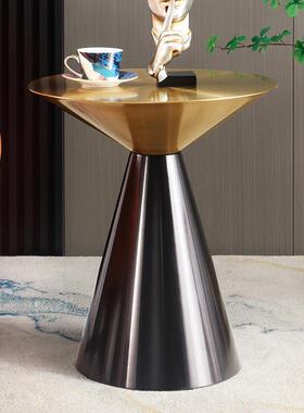 HMAAM-AC2017家用轻奢床头不锈钢边几酒店客房小茶几小户型客厅沙