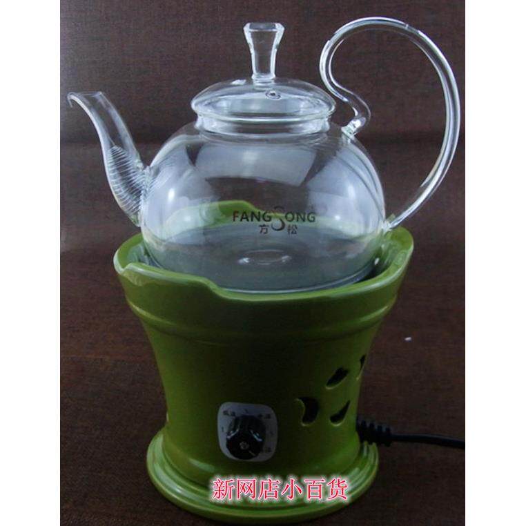 帅田 温控电热泡茶炉无辐射调温小电炉温奶炉 耐热玻璃烧水壶茶壶